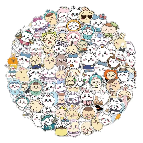 100 Kawaii Jiikawa Cartoon Stickers for Scrapbooking Kids