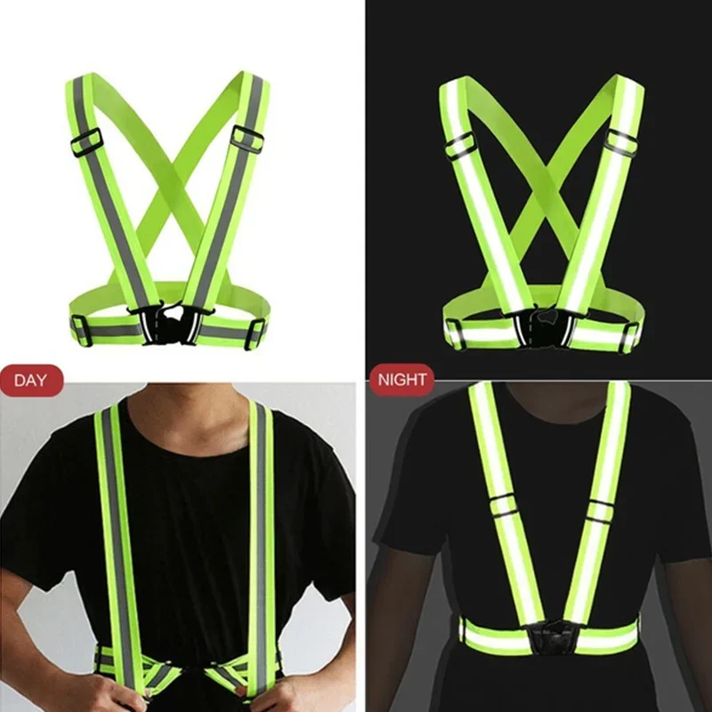 Lightweight Waterproof Reflective Safety Vest for Night Running - Image 3