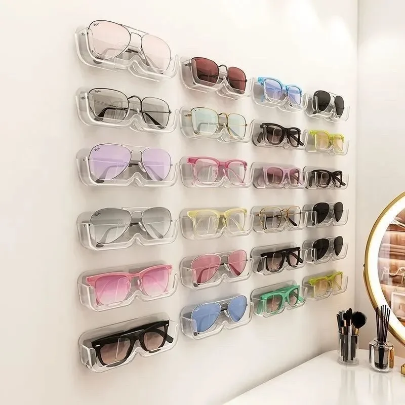 Wall-Mounted Glasses Storage Box Perforated Display Cabinet - Image 4