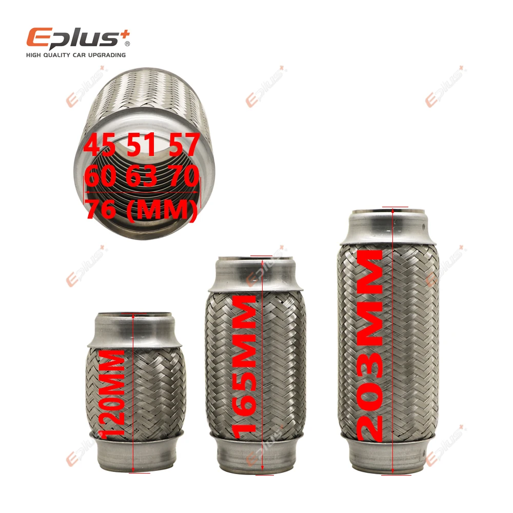 Telescopic Stainless Steel Exhaust Muffler Pipe Connector - Image 5