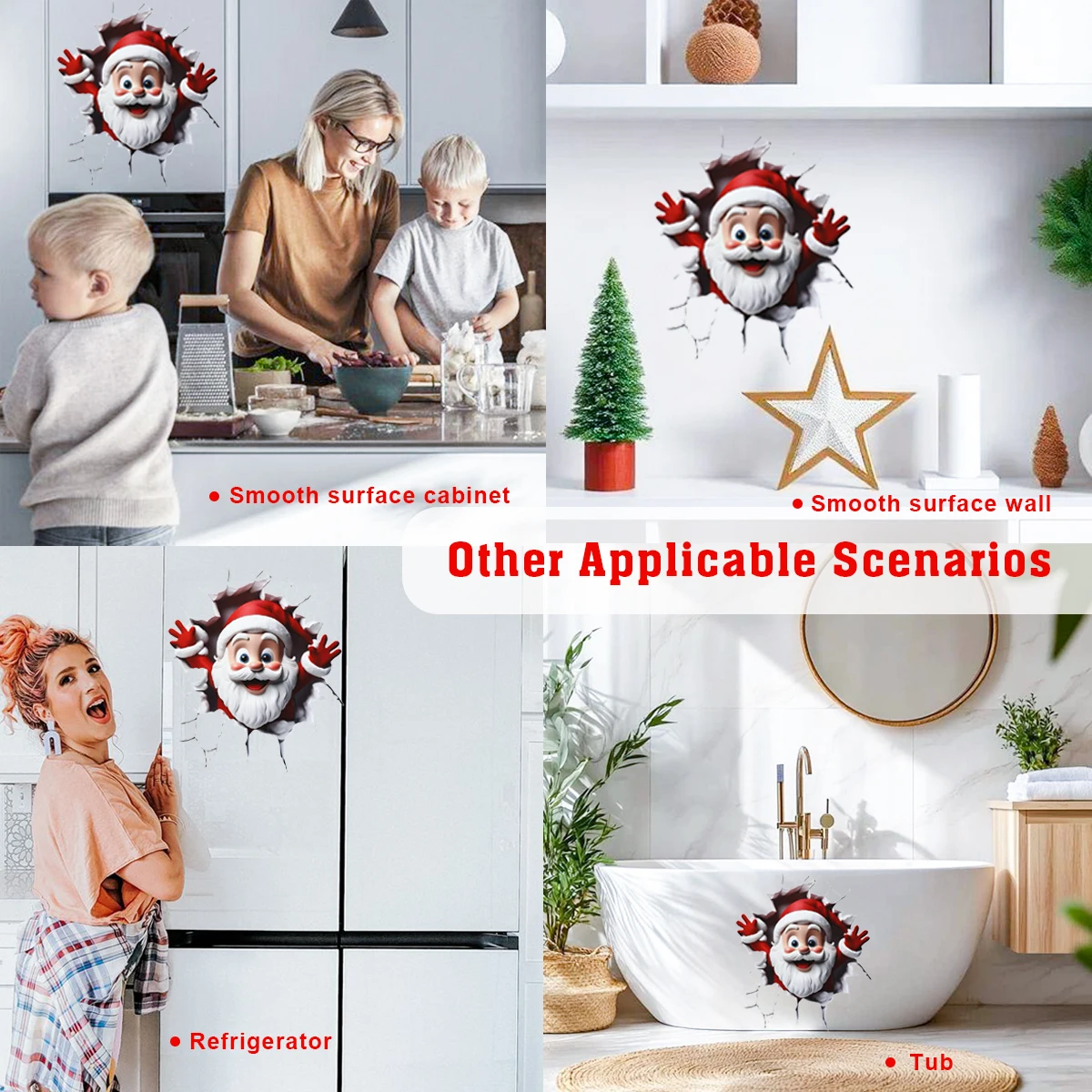 Christmas Toilet Sticker Home Decoration Xmas Ornament 2026 - Image 4