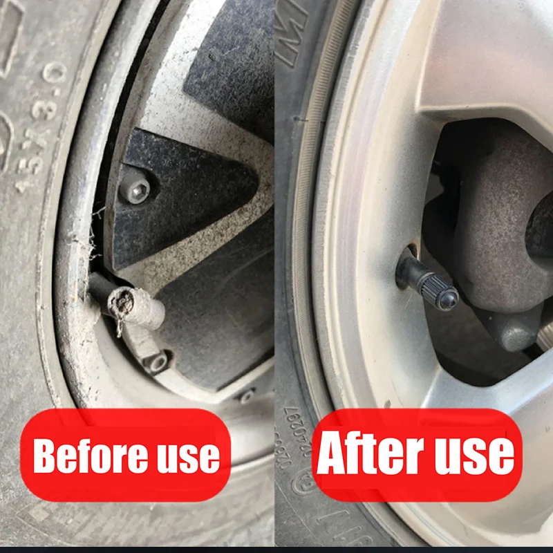 Plastic Tire Valve Dust Caps for Cars Bikes Trucks Motorcycles - Image 2