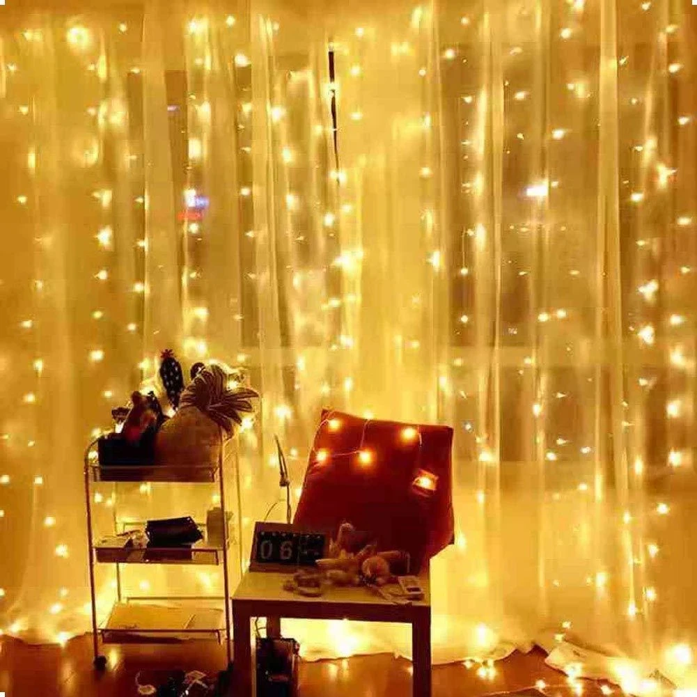 Christmas Curtain Lights Garland Decorative Fairy Lights - Image 5