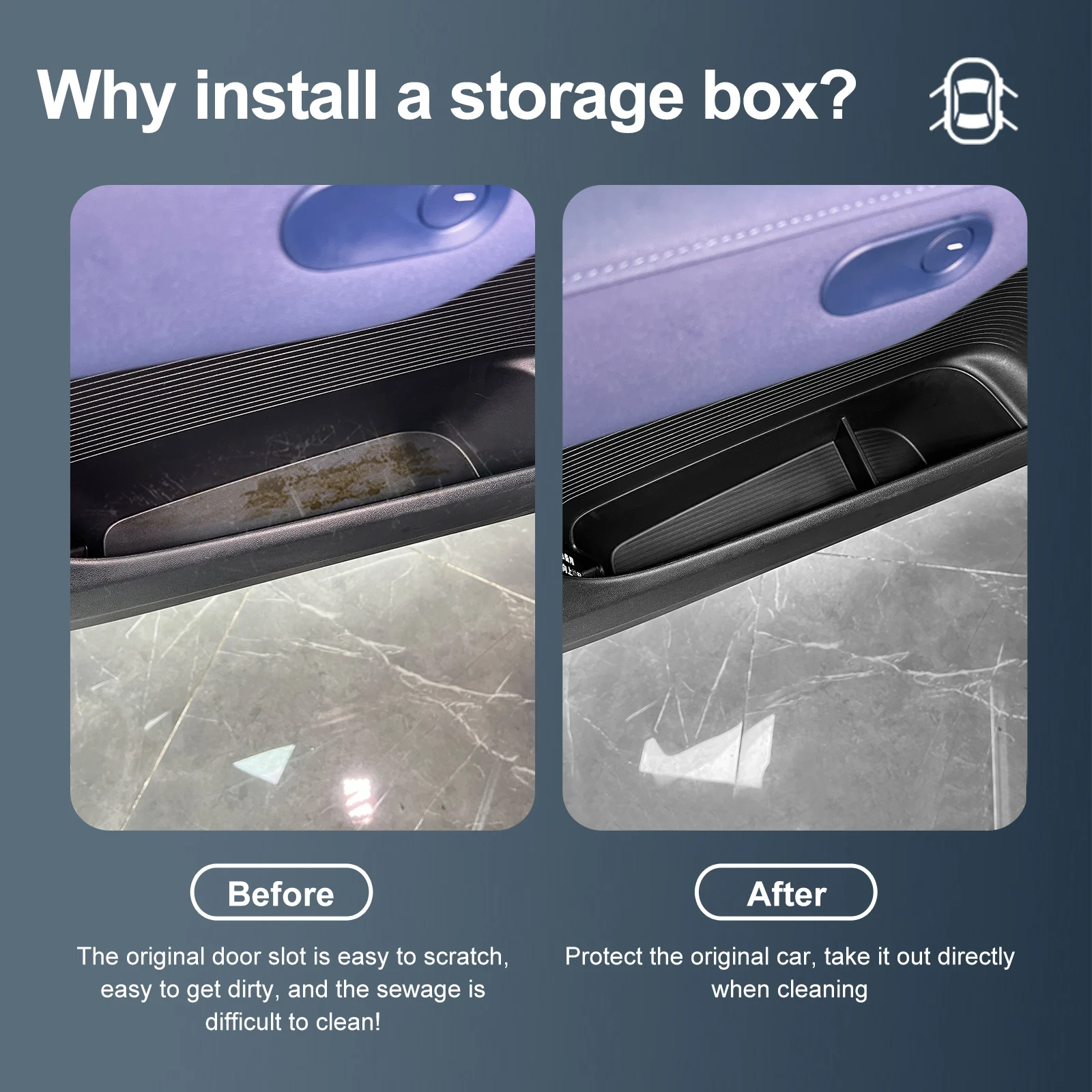 Xpeng G6 2023 2024 Armrest Storage Box Cup Holder Organizer - Image 4