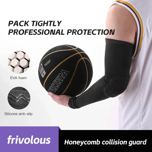 Kyncilor Cotton Honeycomb Elbow Sleeve for Sports Protection