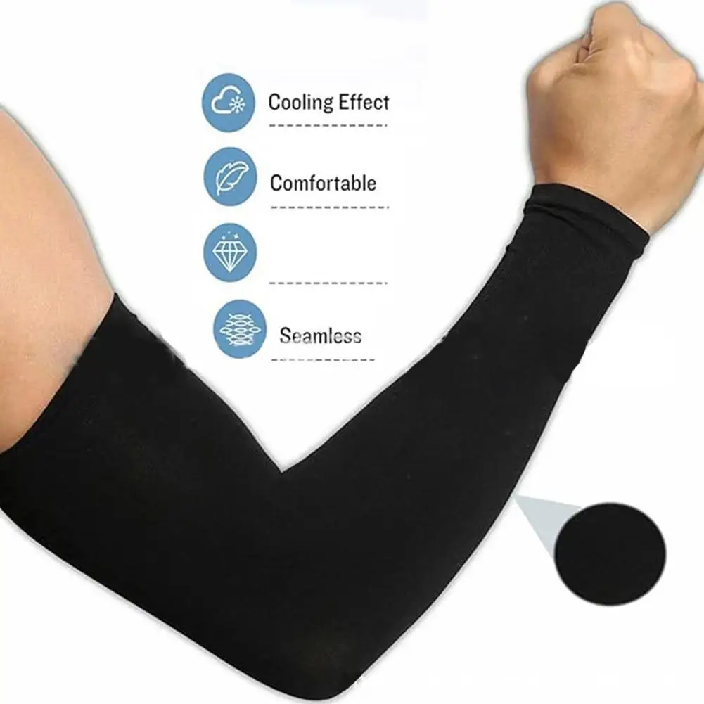Breathable UV Protection Nylon Cycling Arm Sleeve Unisex - Image 4