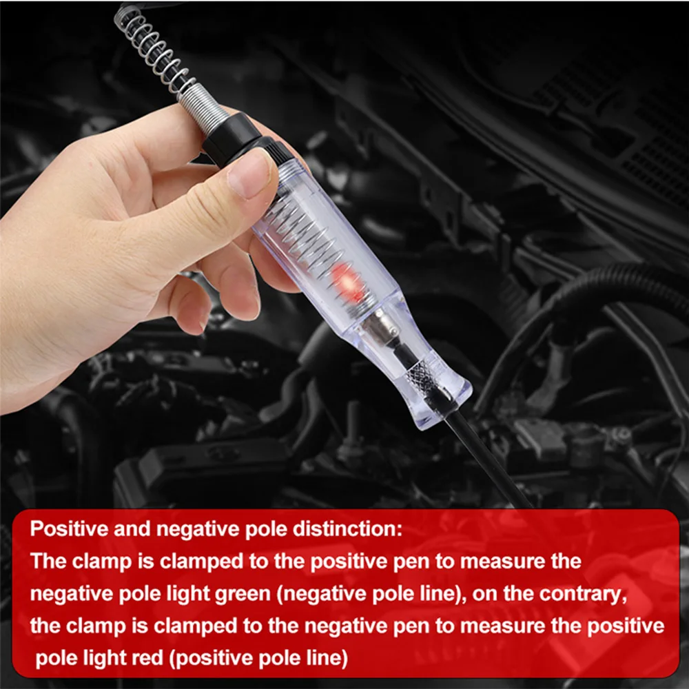 6V 12V 24V Automotive Circuit Tester Probe Lamp Diagnosis Tool - Image 4