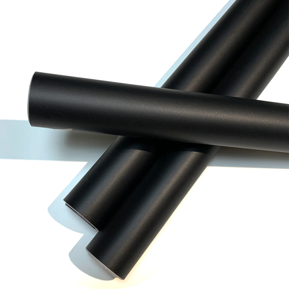 Matt Black PVC Car Wrap Vinyl Film Hood Sticker 3M Adhesive - Image 6