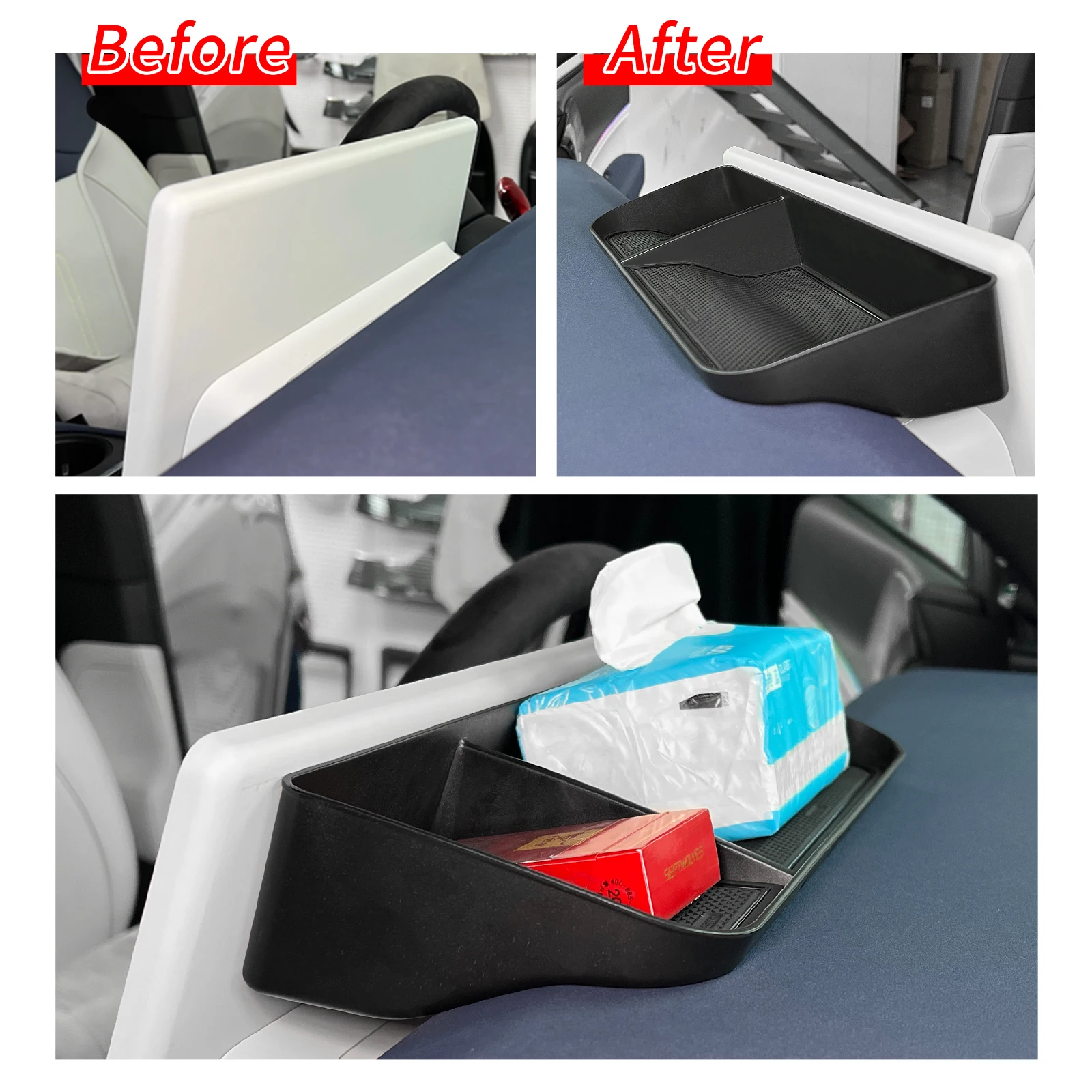 Xpeng G6 2023 2024 Armrest Storage Box Cup Holder Organizer - Image 6