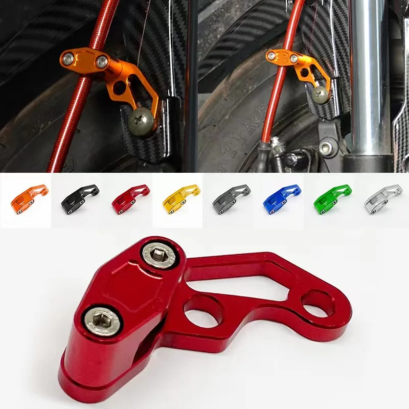 Aluminum Alloy Brake Cable Clamp for Motorcycle E-Bike - Image 2