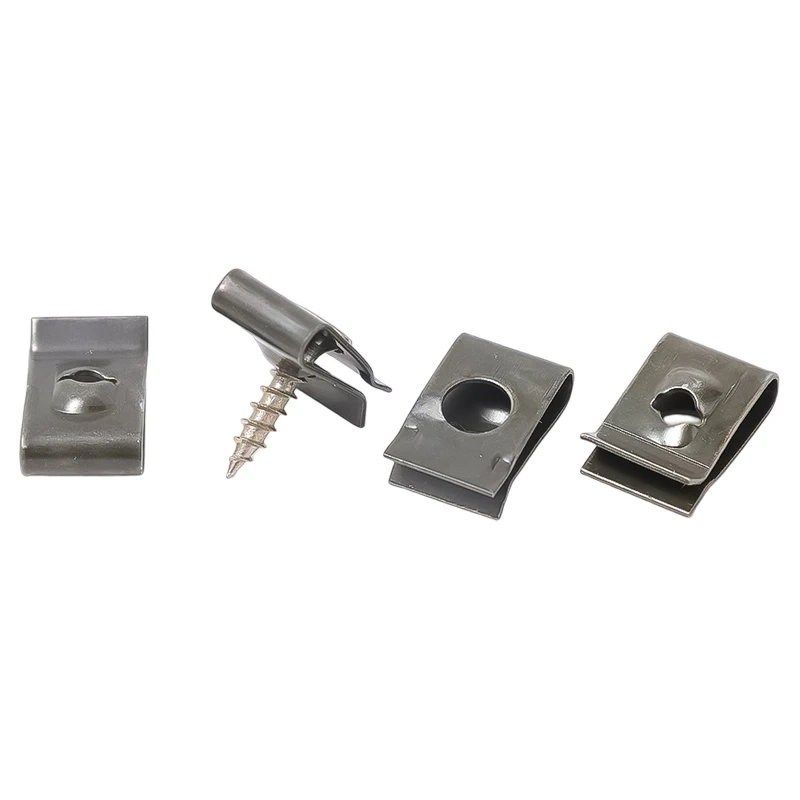 Metal Self Tapping Screws U-Type Clip Fastener Kit for Vehicles - Image 4