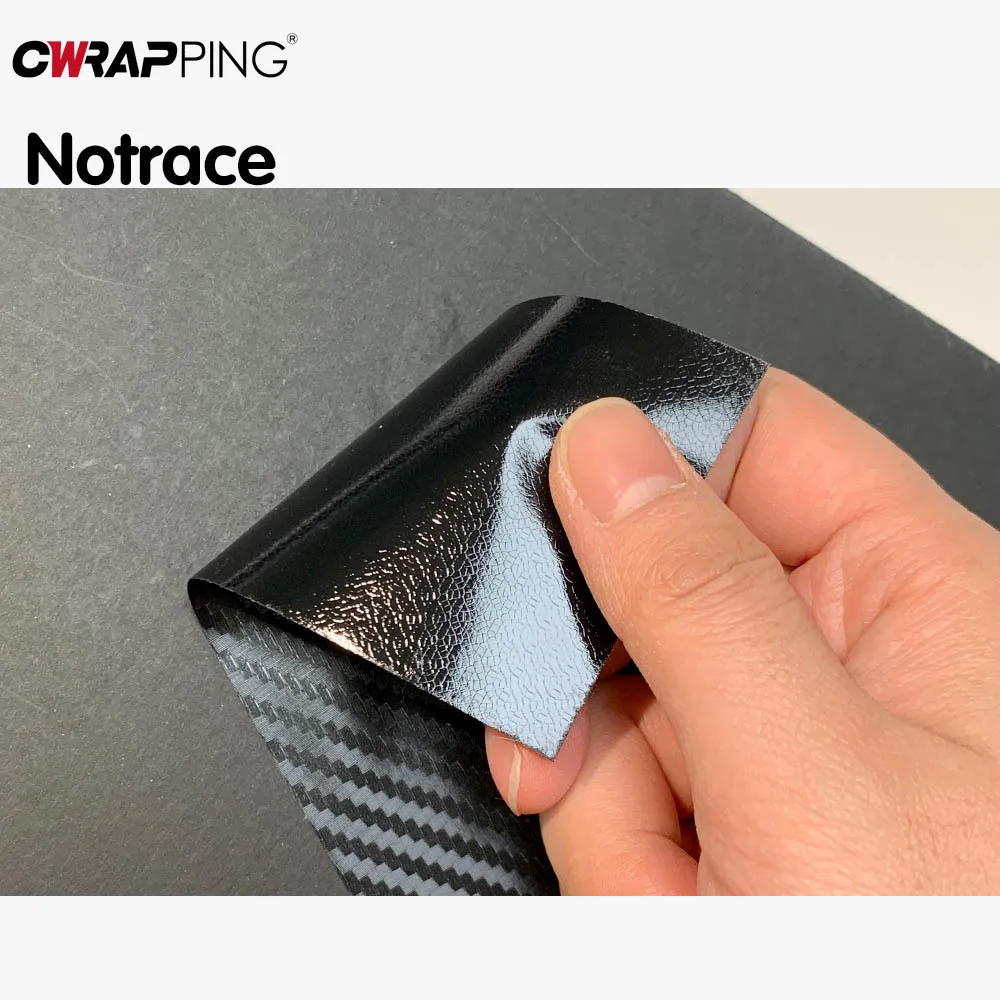 Carbon Fiber Vinyl Wrap Black PVC Film for Cars Motorcycles - Image 5