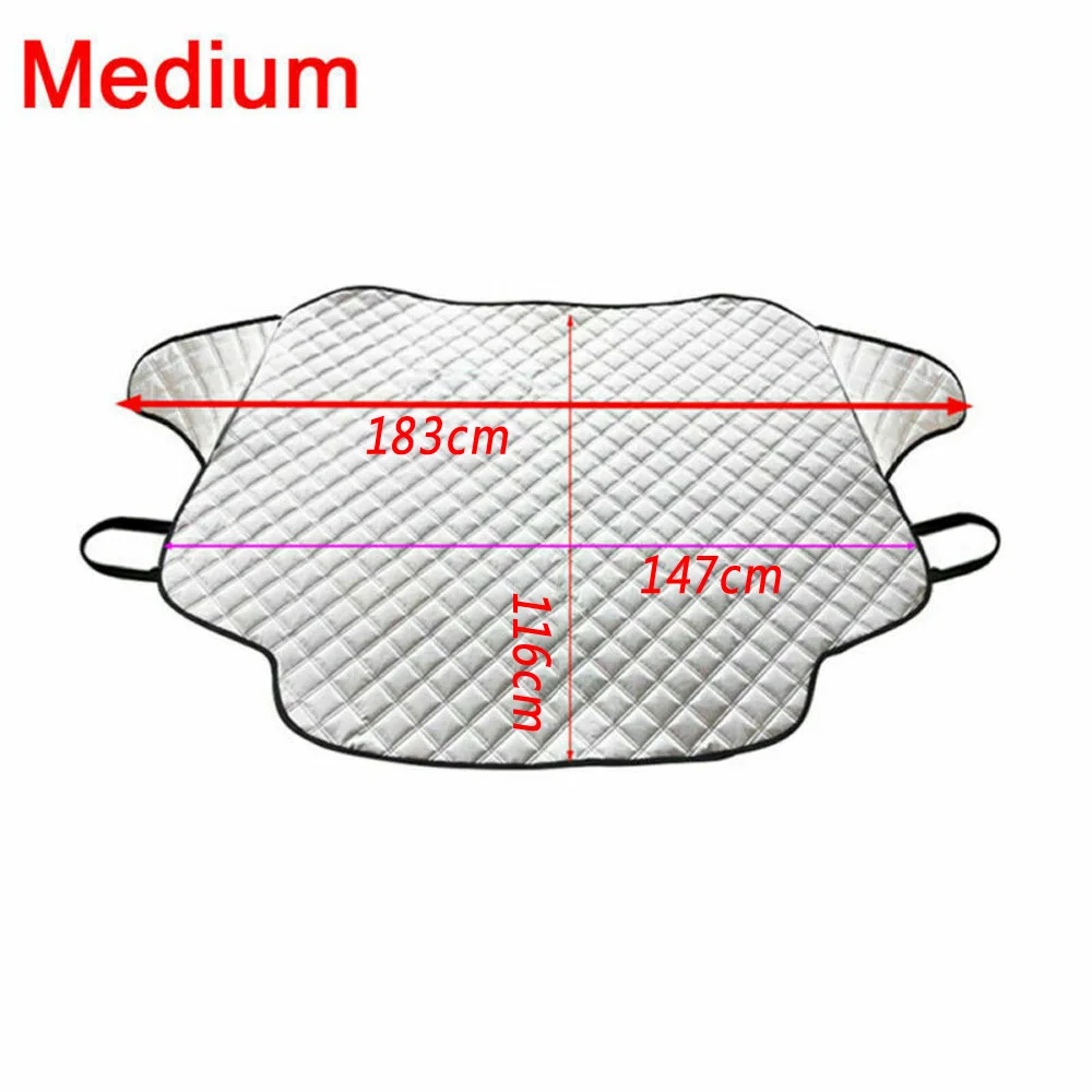 Winter Car Windshield Cover 4-Layer Anti-Snow Frost Shield - Image 4