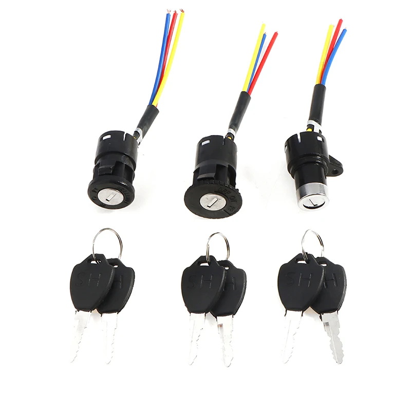 Universal Electric Bicycle Ignition Switch Key Power Lock - Image 2