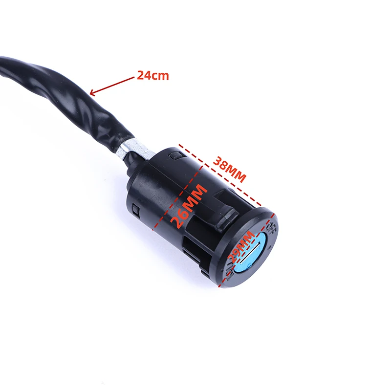 Universal Motorcycle Ignition Switch Lock Key Set 50cc-150cc - Image 5