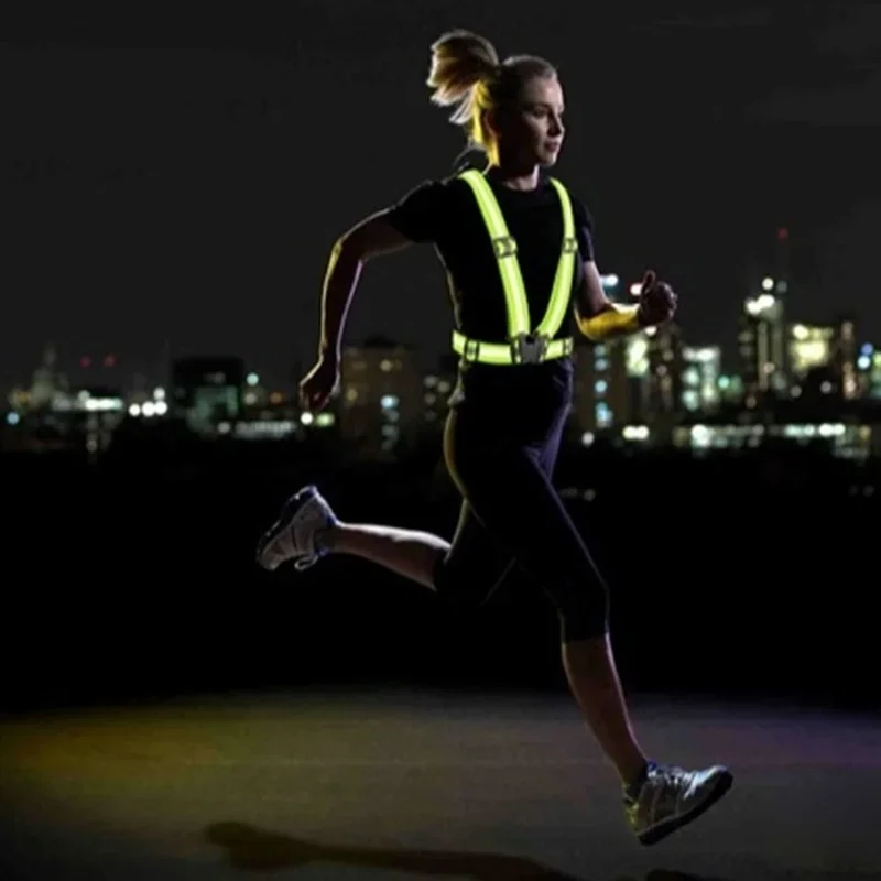 Lightweight Waterproof Reflective Safety Vest for Night Running - Image 4