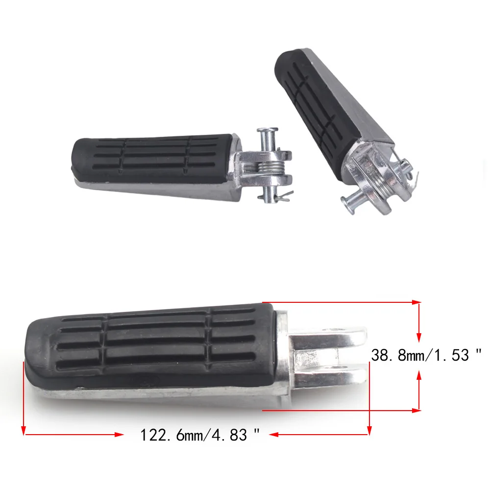 Yamaha Motorcycle Aluminum Front Footrest Pegs Pedals - Image 3