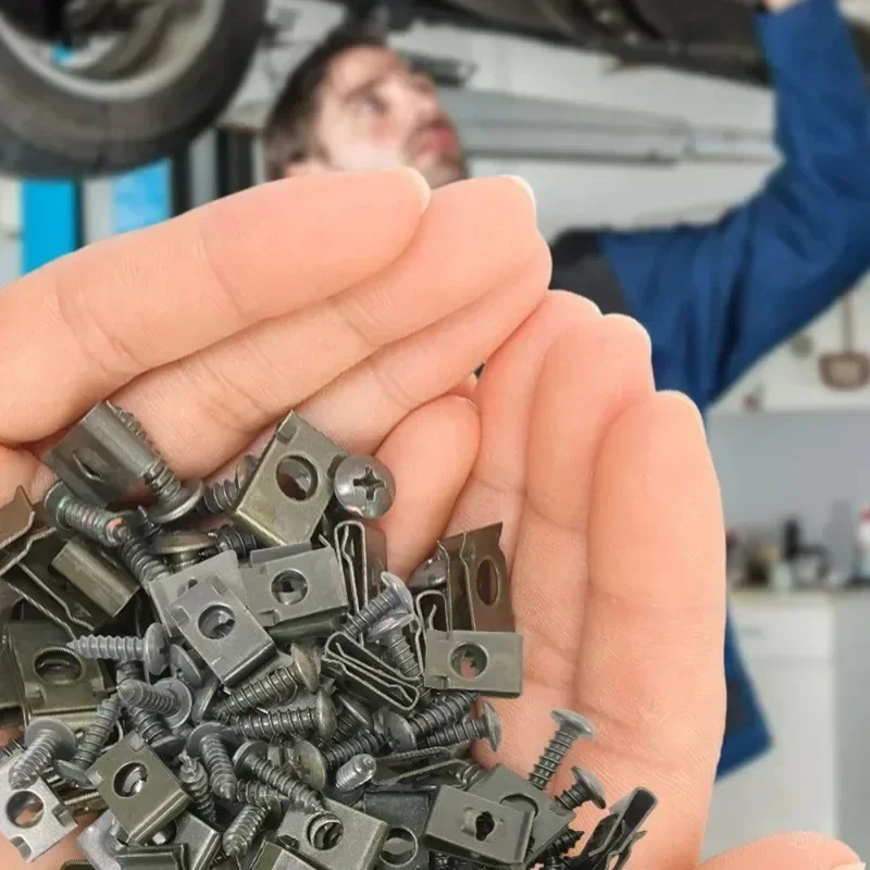 U-Type Metal Fastener Clip for Motorcycle Engine Undertray - Image 3