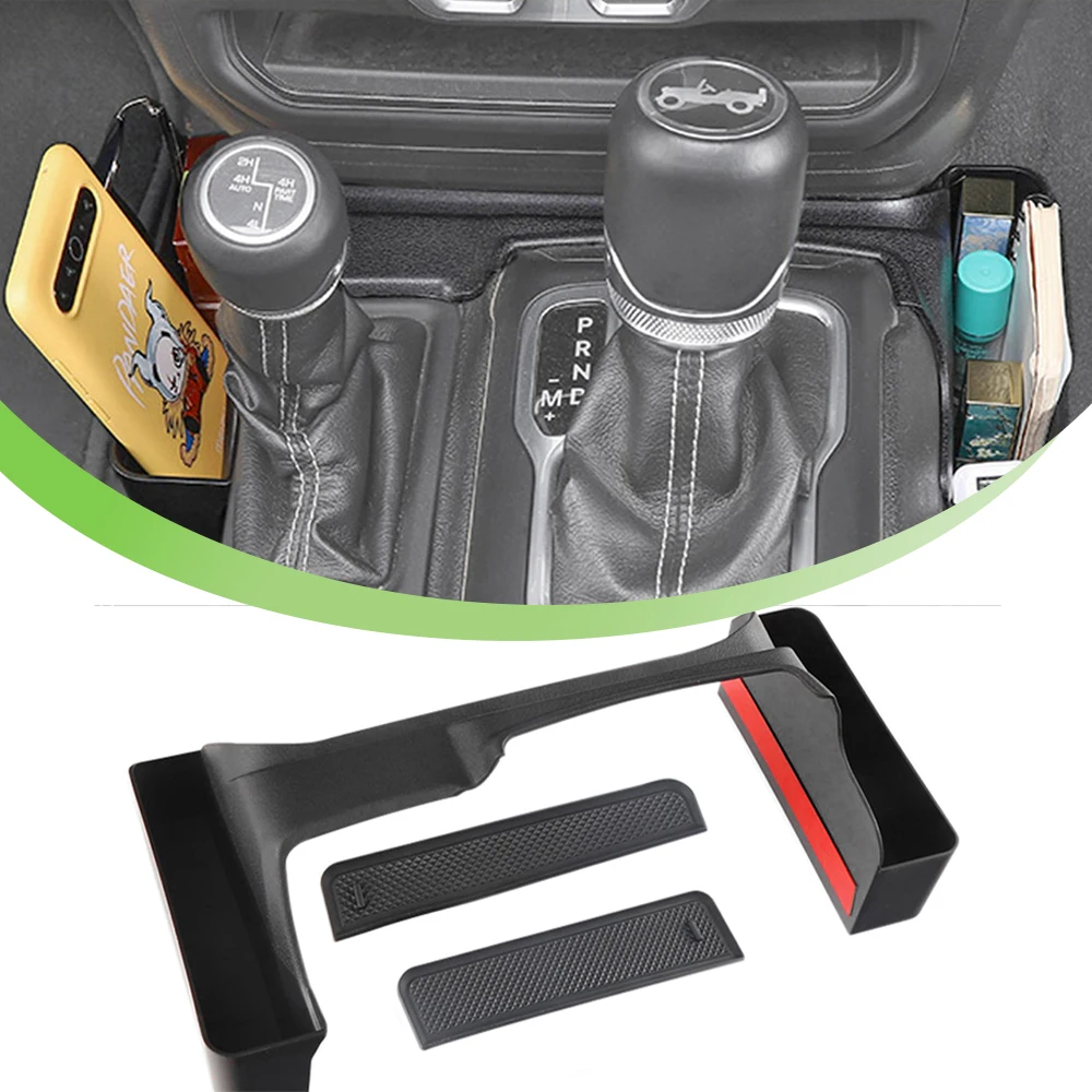 Jeep Wrangler JL Gladiator JT Gear Shift Storage Organizer Tray