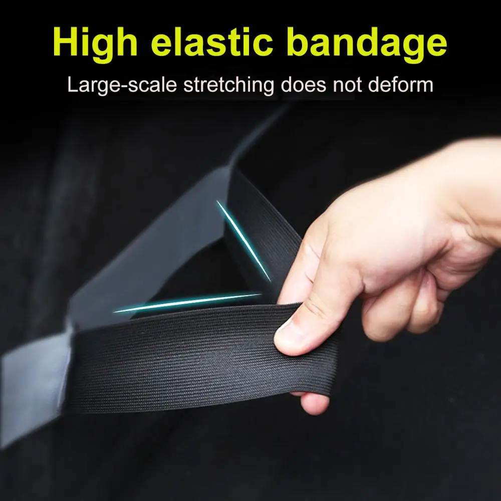 Nylon Polyester Car Trunk Organizer Elastic Storage Belt - Image 2