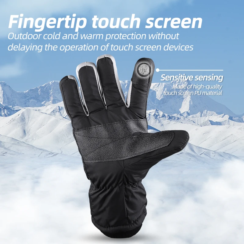 Waterproof Polyester Ski Gloves Touchscreen Thermal Winter - Image 4