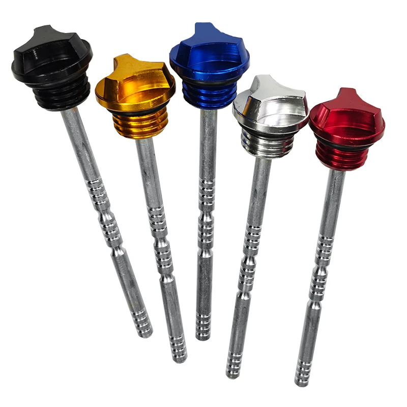 CNC Machined Aluminum Motorcycle Oil Dipstick Cap Plug