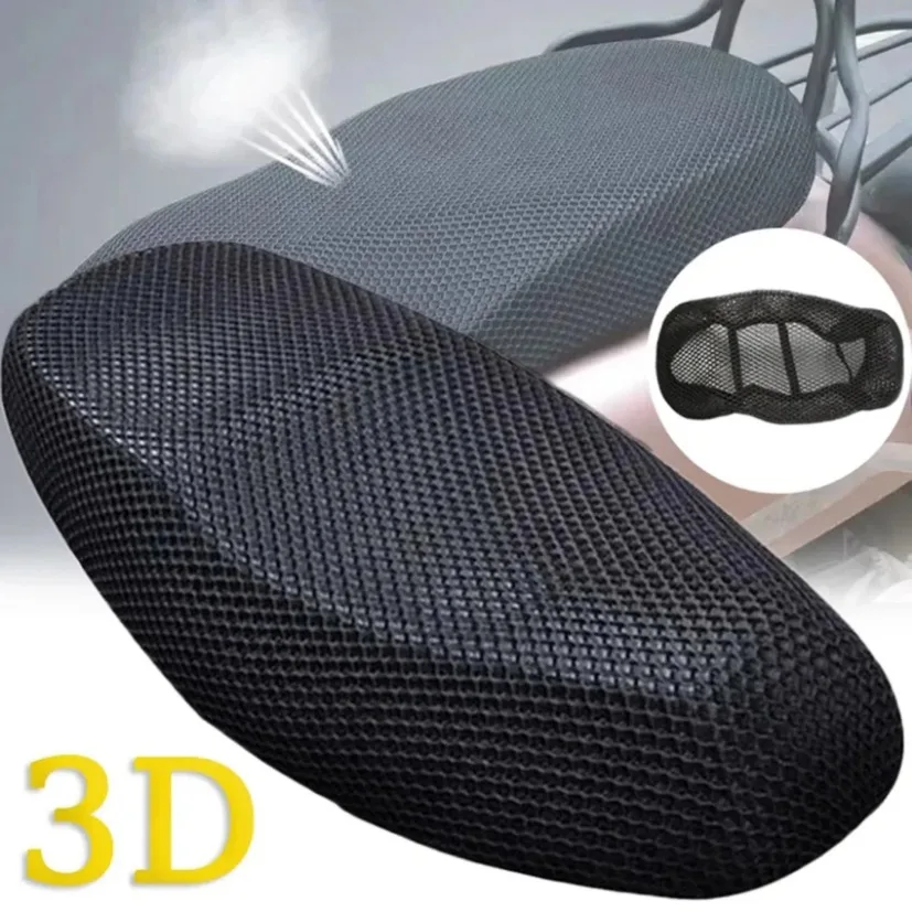 Universal Breathable 3D Mesh Motorcycle Seat Cover Pad - Image 4