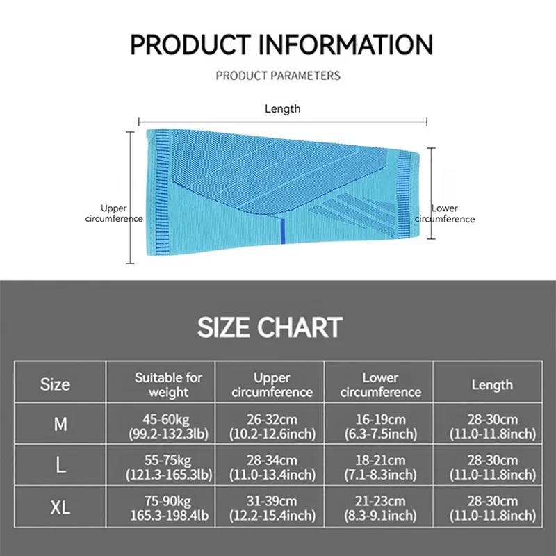 Compression Sleeves for Shin Calf Elbow Knee Sports Protection - Image 6