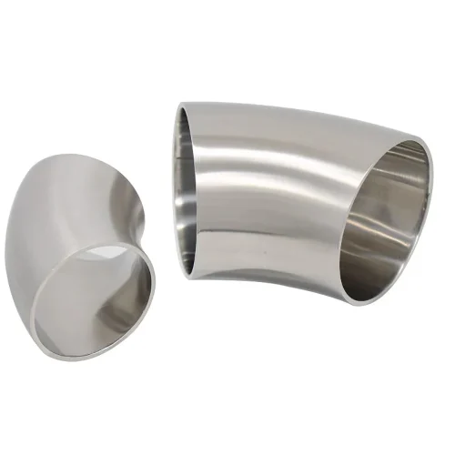 304 Stainless Steel 45 Degree Butt Weld Elbow Pipe 51mm 63mm 76mm