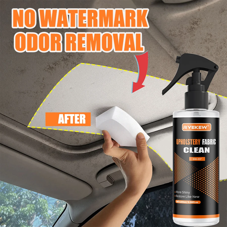 Car Interior Cleaner DK-07 Leather Fabric Upholstery Stain Remover - Image 3