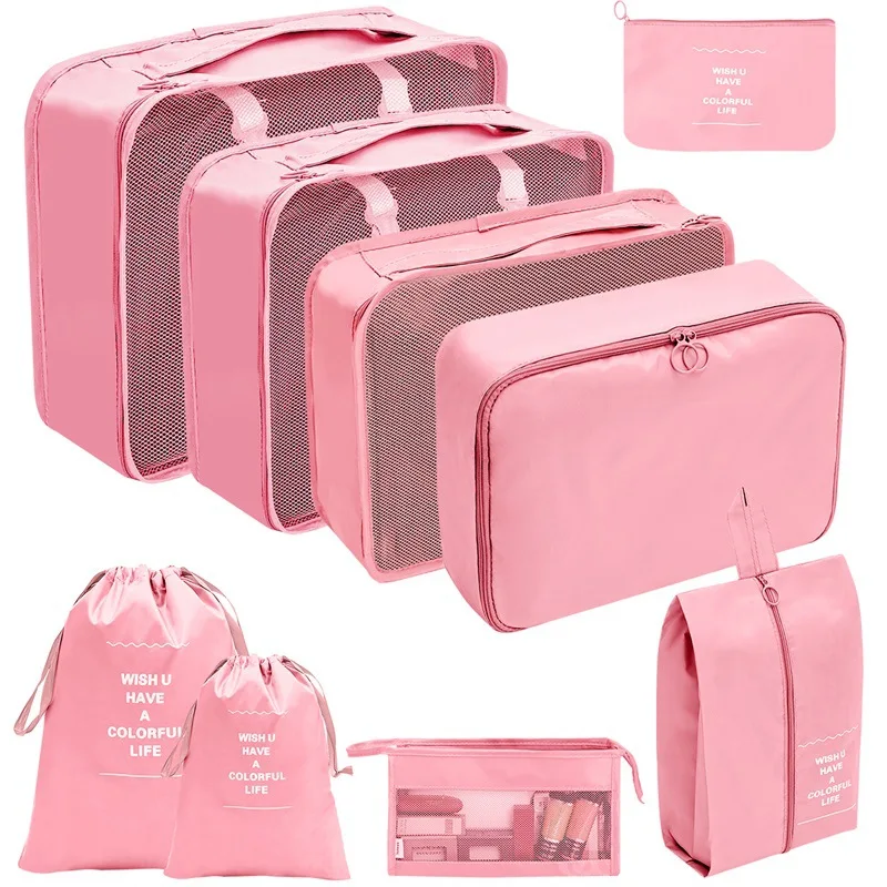 Portable Polyester Packing Cubes Travel Organizer Set 10 Pcs - Image 16