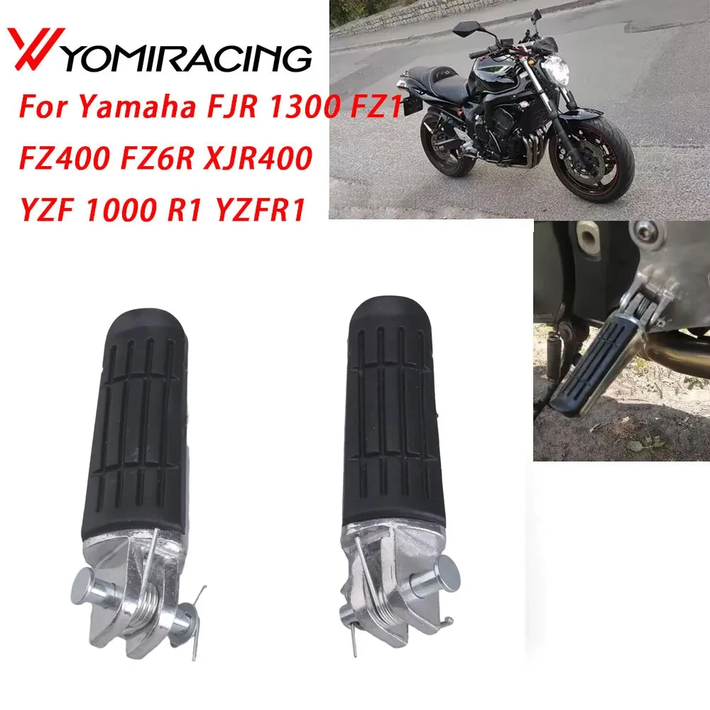 Yamaha Motorcycle Aluminum Front Footrest Pegs Pedals - Image 2