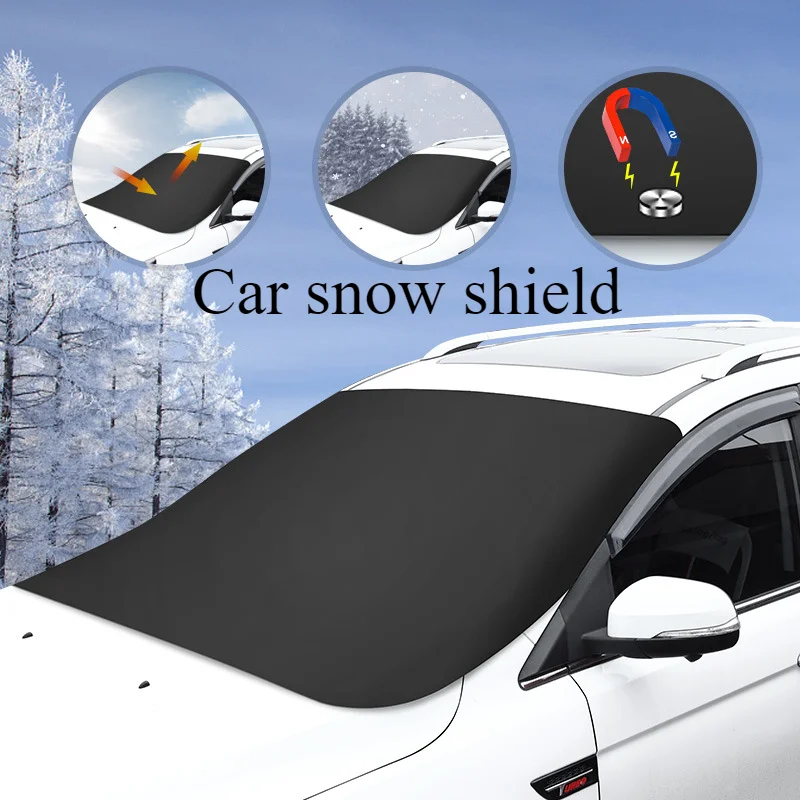 Magnetic Car Sun Shield Thickened Frost Protection Cover
