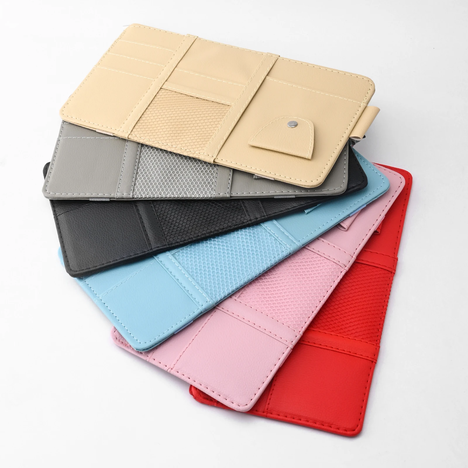 Car Sun Visor Organizer Business Card Holder Glasses Case - Image 6