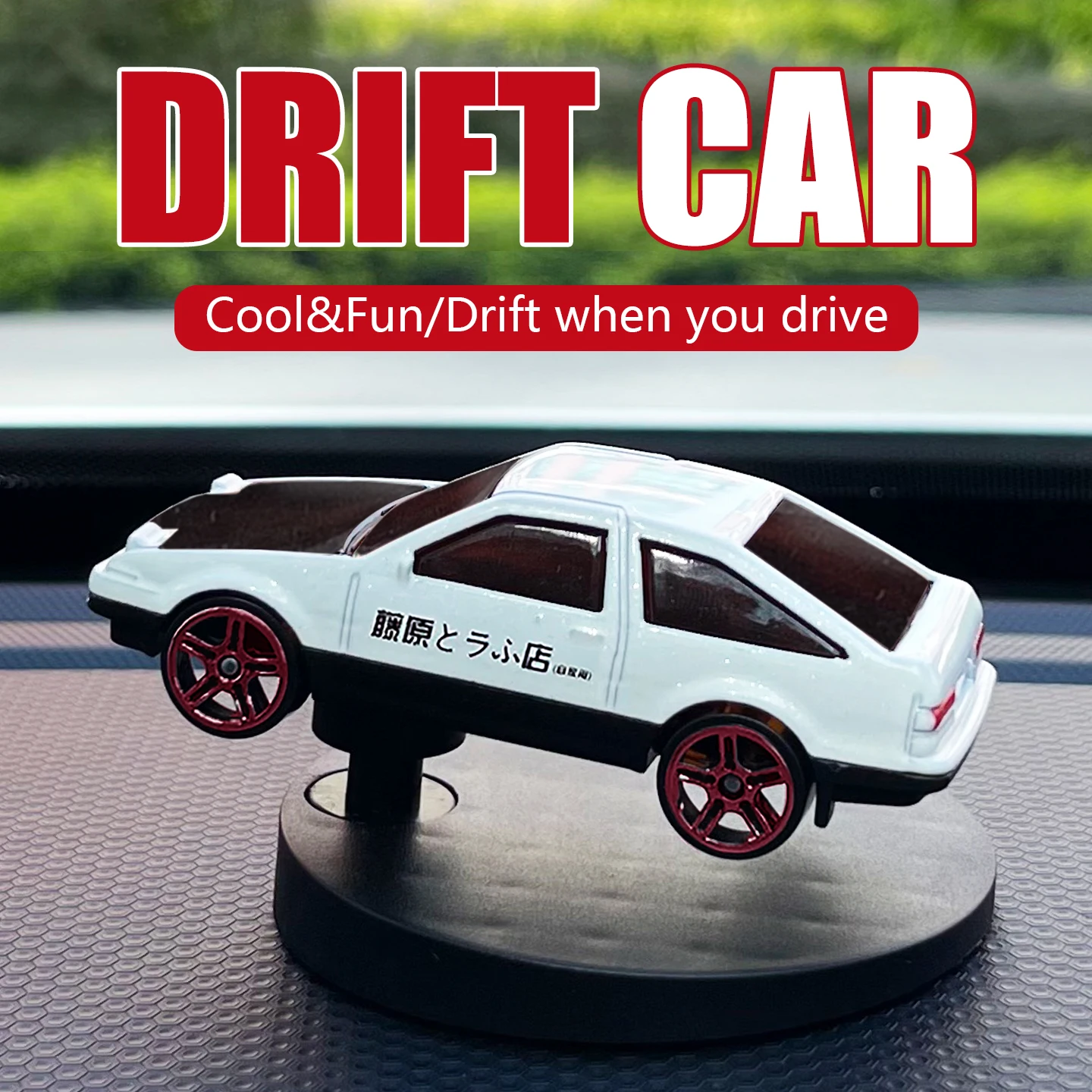 Fishtailing Drifting Car Dashboard Ornament Interior Decoration