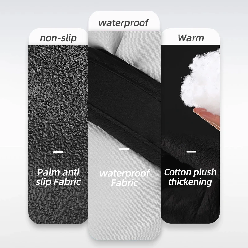 Waterproof Polyester Ski Gloves Touchscreen Thermal Winter - Image 3