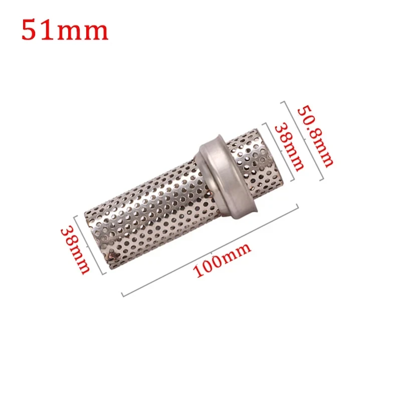 Universal Motorcycle 51mm 60mm Slip-On Exhaust Muffler Silencer - Image 2