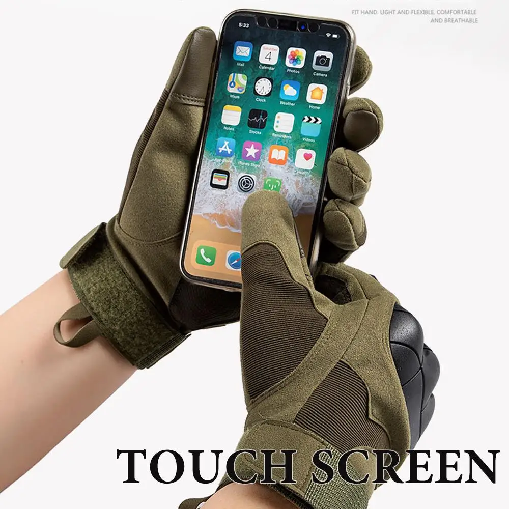 Breathable Full Finger Motorcycle Gloves Touch Screen Summer - Image 2
