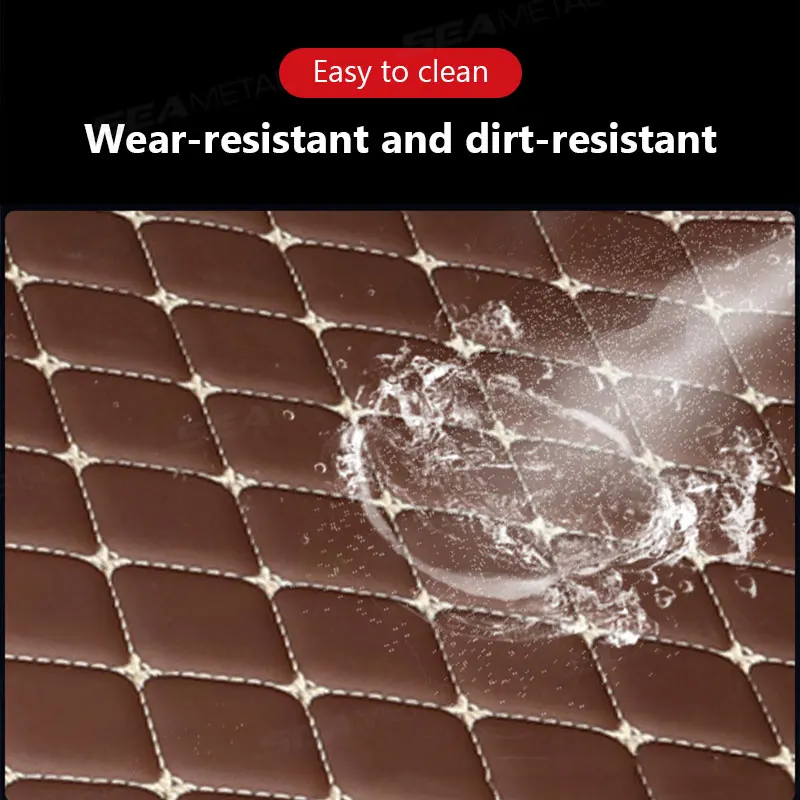 Universal PU Waterproof Car Floor Mats 4PCS All Weather Set - Image 4