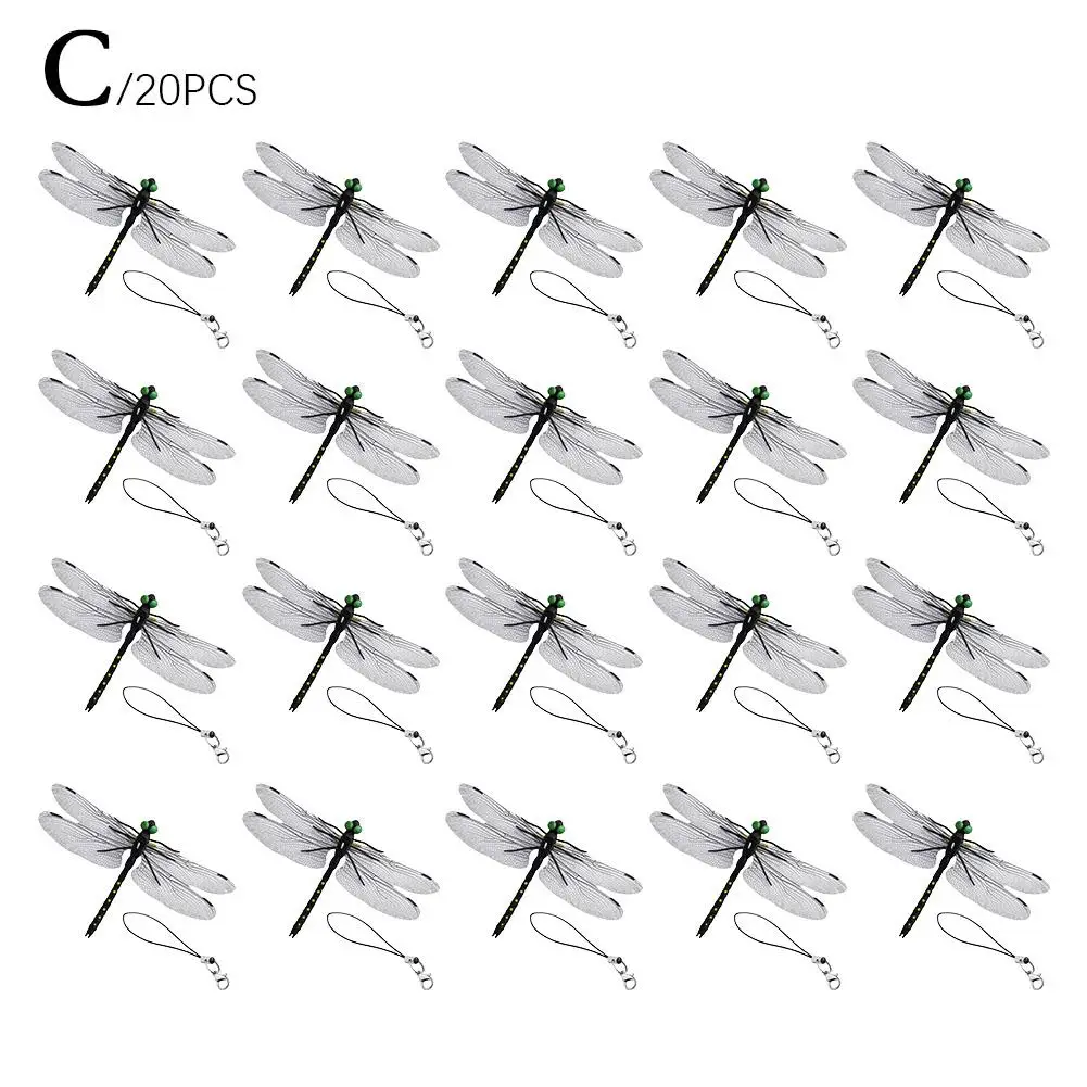 PVC Dragonfly Mosquito Repellent Ornament for Outdoor Use - Image 8