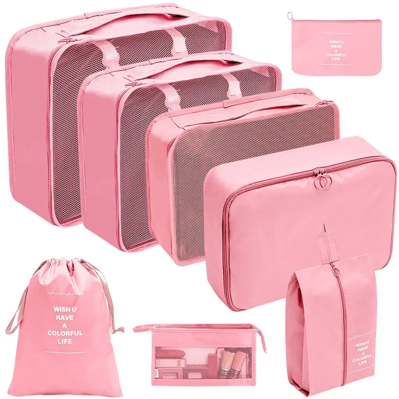 Portable Polyester Packing Cubes Travel Organizer Set 10 Pcs - Image 10