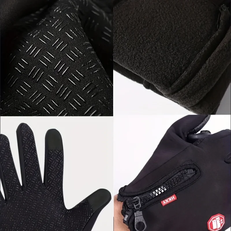Unisex Touchscreen Winter Gloves Windproof Non-Slip Cycling - Image 6