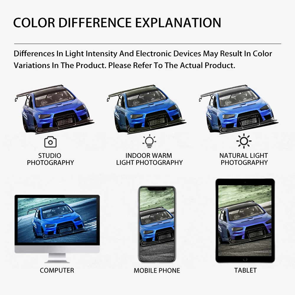 3D Carbon Fiber Glossy PVC Vinyl Wrap for Auto Body Styling - Image 6