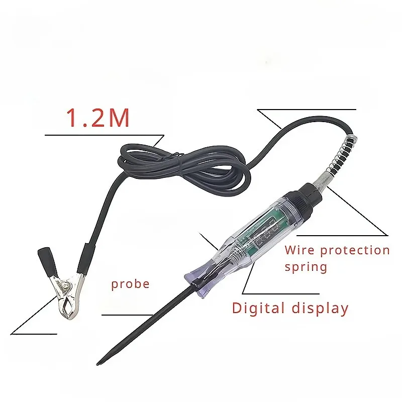 Car Truck Voltage Circuit Tester 3V-24V Diagnostic Probe Tool - Image 3
