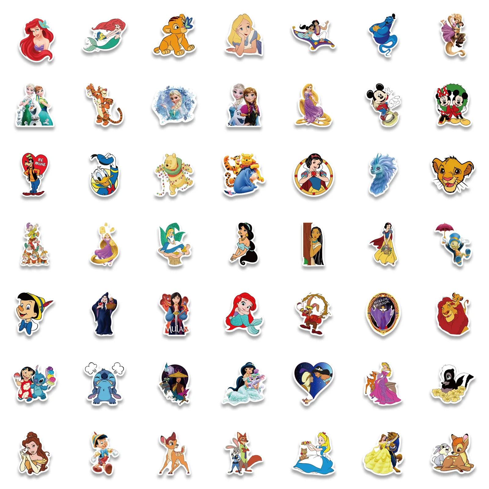 100Pcs Waterproof Disney Cartoon Stickers for DIY Projects - Image 6