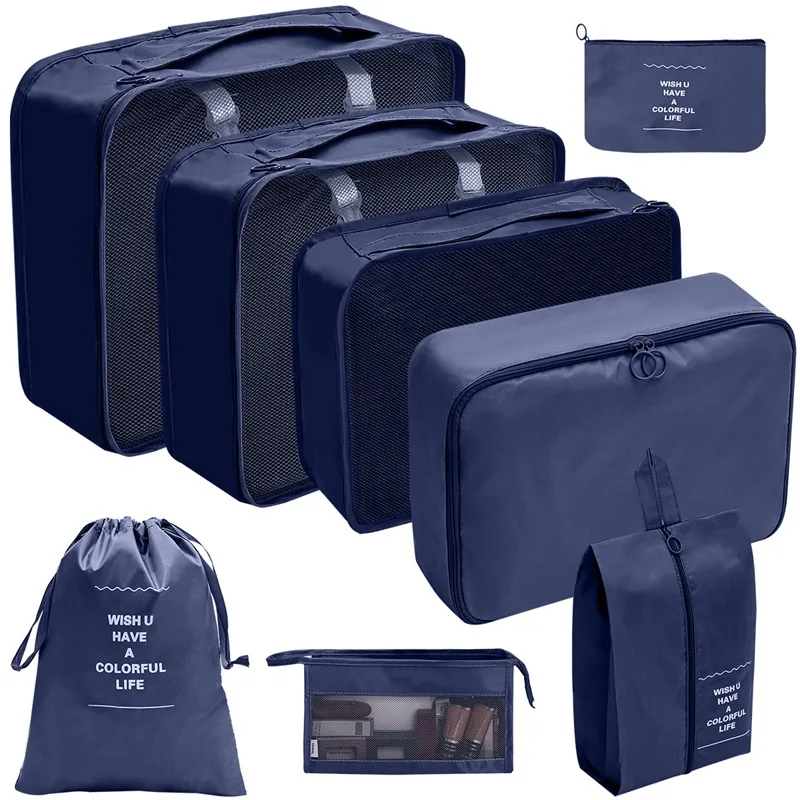 Portable Polyester Packing Cubes Travel Organizer Set 10 Pcs - Image 11