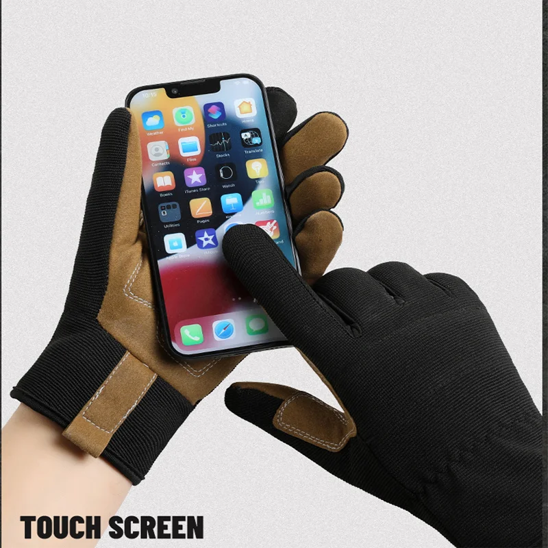 High Dexterity Touch Screen Work Gloves for Men Women - Image 5