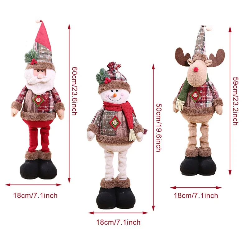 Santa Doll Christmas Table Decor Ornaments for Home Gifts - Image 6