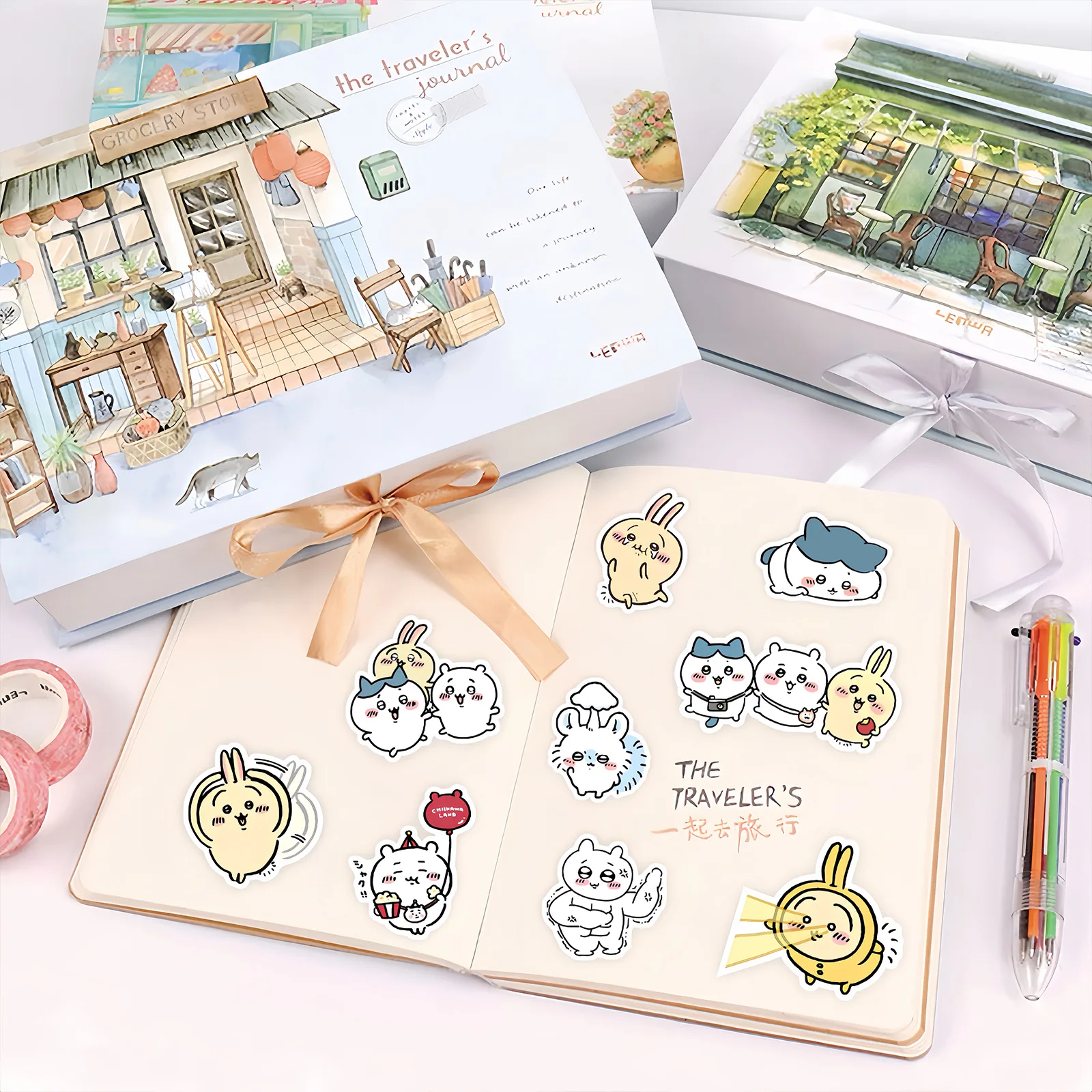 100 Kawaii Jiikawa Cartoon Stickers for Scrapbooking Kids - Image 5
