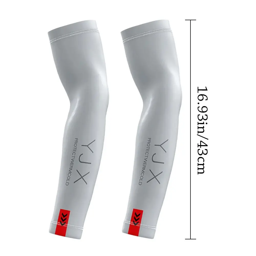 Breathable Ice Silk Arm Sleeves for Sun Protection Cycling - Image 6